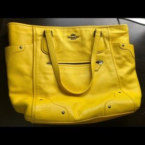 Coach Yellow Micke Tote